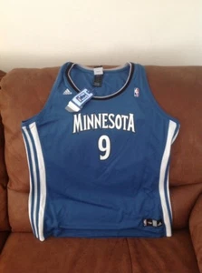 Adidas minnesota timberwolves ricky rubio nba 4her jersey NWT size 2XL womens - Picture 1 of 8