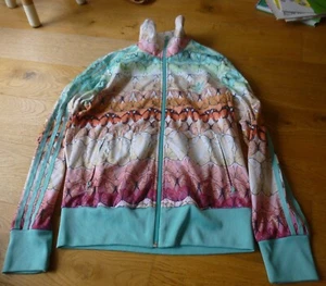 Adidas x FARM Butterfly Borbofresh Firebird Trefoil Track Jacket Women's 14 - Picture 1 of 9