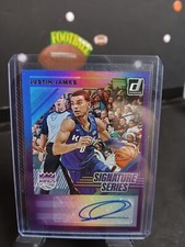 2019-20 Panini Donruss Signature Series Justin James #SS-JJM Rookie Auto RC