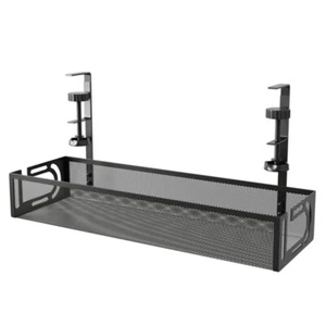 under Table Storage Rack Cord Basket Wire Management Desk Cable Organizer - Afbeelding 1 van 12