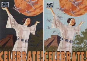 Star Wars 2021 Chrome Galaxy Base & Refractor #50 Princess Leia - Imagen 1 de 1