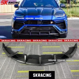 Kits de cubierta de parachoques labial delantero superior de fibra de carbono real para Lamborghini Urus 2019-2022 - Imagen 1 de 18
