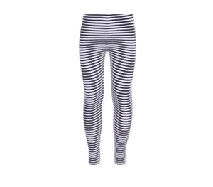 Epic Threads Girls Navy Nautical Striped Leggings NWT - Picture 1 of 7