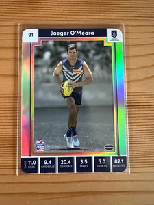 2023 AFL TEAMCOACH GOLD CARD JAEGER O'MEARA 91 FREMANTLE DOCKERS CODES UNUSED - Picture 1 of 1