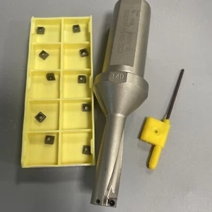 14mm SP-14-3D-C25 U drill quick drill + 10pcs SPMT050204TG LF6018 Carbide Insert - Picture 1 of 10