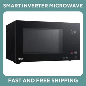 LG 42L Smart Inverter Microwave Oven In Black Anti-Bacterial Quick Start Cooker - Picture 1 of 5