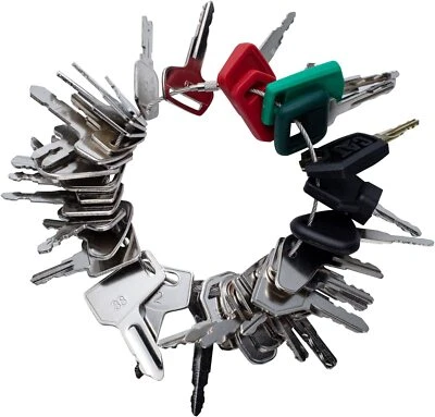 39 Heavy Equipment Construction Key Set Fits Case, JCB, Komatsu, CAT ,Kubota - Image 1 of 4