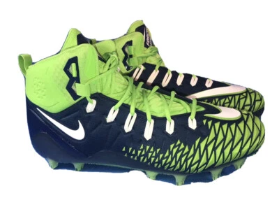 Nike Force Savage Pro TD Football Cleats Blue / Green 918346-413 Size 17 - New - Image 1 of 4