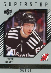 2022-23 Upper Deck Series 1 Superstar Honor Roll Jesper Bratt #HR-23- Devils