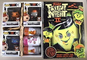 FREDDY FUNKO FRIGHT NIGHT 2022 NYCC BOX OF FRIGHT CREEP SAM THEY LIVE SODA FIGS - Picture 1 of 24