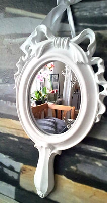 Deko Wandspiegel Regency Weiß Shabby Vintage Nostalgie Spiegel Deko Dekoration  - Bild 1 von 4