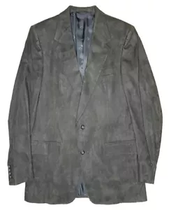 *VTG* Christian Dior Monsieur 80er Jahre Herren grau Wildleder Leder Blazer; 40L -42 - Bild 1 von 16