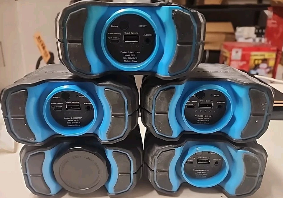 Lot 5x Braven BRV-1 Portable Bluetooth Waterproof Speakers NO POWER - AS IS READ - Image 1 of 4