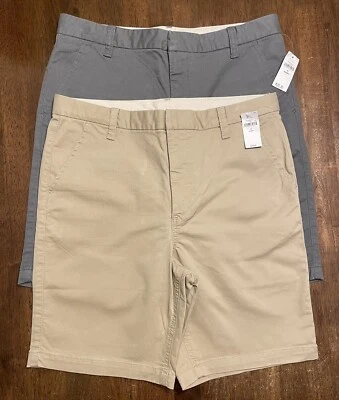 *JUEGO DE 2* PANTALONES CORTOS GAP NIÑOS HUSKY CAQUI *16 HUSKY* GRIS Y TOSTADO *NUEVO* Foto 1 de 4