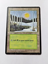 MTG Forest Ice Age 328 Regular Land - Edge and corner wear - See Pics