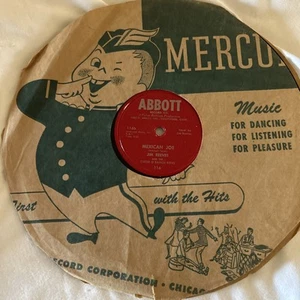 10" 78 RPM-Jim Reeves-I COULD CRY-MEXICAN JOE- Abbott 116- Excellent - Foto 1 di 6