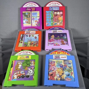 Fisher-Price Learn Through Music Lot of 6 Carts Plus Sesame Street Disney Dora - Picture 1 of 8