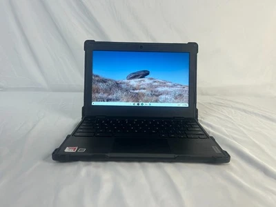 联想 100e Chromebook 第 2 代 AST 32GB SSD,4GB DDR4,AMD A4-9210C 带外壳 保护套 — 第 1/4 张图片