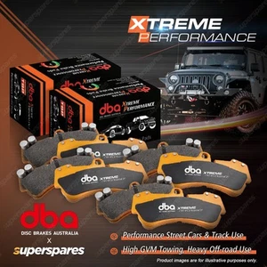 DBA F + R Xtreme Brake Pads for Toyota Landcruiser URJ202 UZJ200 VDJ200 Tundra - Picture 1 of 5