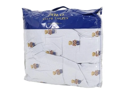 Polo Ralph Lauren Striped Polo Bear Preppy Bear Twin Bed Comforter, Sham Set - Image 1 of 4