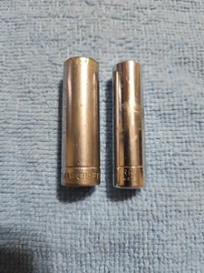 Craftsman 1/4" Drive 7/16' & 3/8" Deep Sockets. - Picture 1 of 1