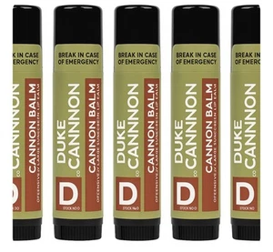 Duke Cannon OFFENSIVELY LARGE LIP BALM - 5 PACK AS PICTURED BUY MORE SAVE MORE - Picture 1 of 1