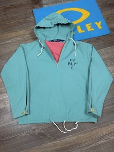 90's Polo Ralph Lauren Sailing RLPC 67 Green Anorak Jacket Size M - Picture 1 of 18