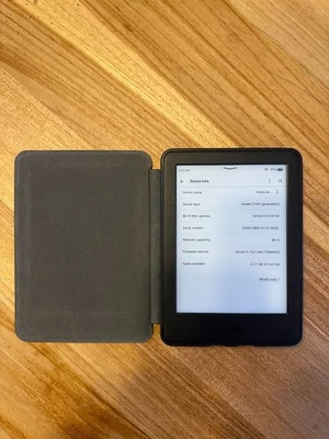 Amazon Kindle 10. gen 8GB Schwarz eBook Reader - Bild 1 von 4
