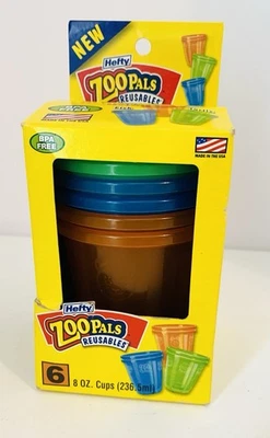 Hefty Zoo Pals Reusable Kids Cups 8oz Animals - Image 1 of 4