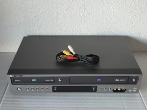 Go Video DV2130 4-Head Stereo Hi-Fi VHS DVD VCR Combo Player With AV Cables - Picture 1 of 9