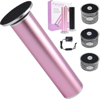 Electric Foot Callus Remover with 120Pcs Sandpaper Discs(3 Sizes), Professional  - Image 1 of 4