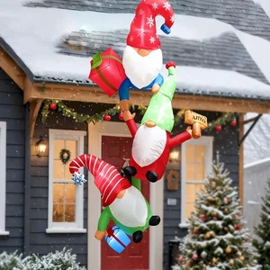 8FT Wichtel Weihnachten Schlauchboote Outdoor Hängend Schlauchboote Wichtel Set, Klettern... - Bild 1 von 7