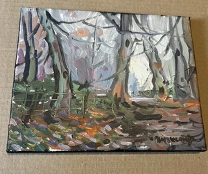 Kyle Buckland Original 8x10 Ölgemälde November Nebel LANDSCHAFT Kunst - Bild 1 von 7