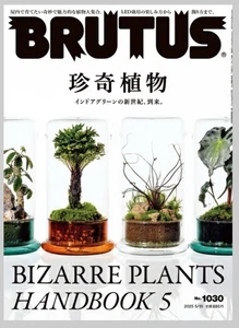 BRUTUS JAPAN MAGAZINE MAY 2025 Rare plants - Imagen 1 de 1