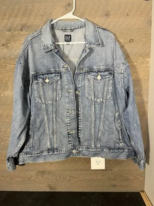 Chaqueta GAP DENIM con bolsillos XXL Trucker Jean ~ XXL - Imagen 1 de 5