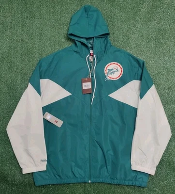 Chaqueta cortavientos Mitchell & Ness Miami Dolphins retro talla XXL Foto 1 de 4