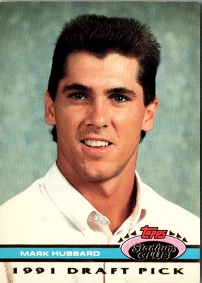 1992 Stadium Club Dome Mark Hubbard #90 New York Yankees Baseball Card - Image 1 of 2
