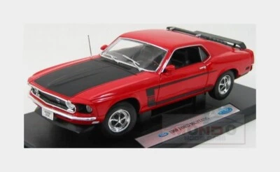 1:18 Welly Ford Usa Mustang Boss 302 1969 Dark Orange WE12516 Modellino - Immagine 1 di 2