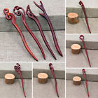Vintage Women Wood Hair Stick Hairpins Chinese Style Fashion Headwear Accessory