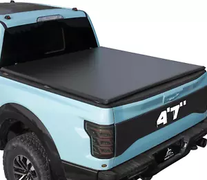 Truck Bed Tonneau Cover Compatible with Ford Maverick 2022 2023 2024 2025 4.6 Ft - Picture 1 of 12