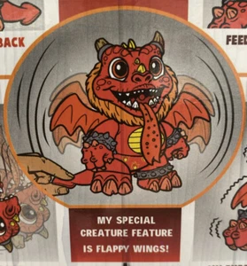 Crate Creatures Surprise - Regalo di compleanno mostro interattivo char, drago rosso - Foto 1 di 6