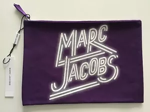 Marc Jacobs flache Leinwand Tech/Mehrzweck lila Etui Etui - Neu mit Etikett - Bild 1 von 4