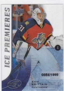 Sam Brittain 2015-16 cubierta superior Ice Premieres RC #0884/1999 #113 ¡FLORIDA! - Imagen 1 de 1