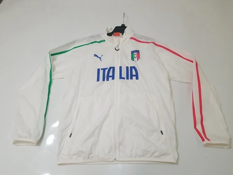Pre owned PUMA ITALY WALK OUT ANTHEM JACKET FIFA WORLD CUP 2014 size Large Cover