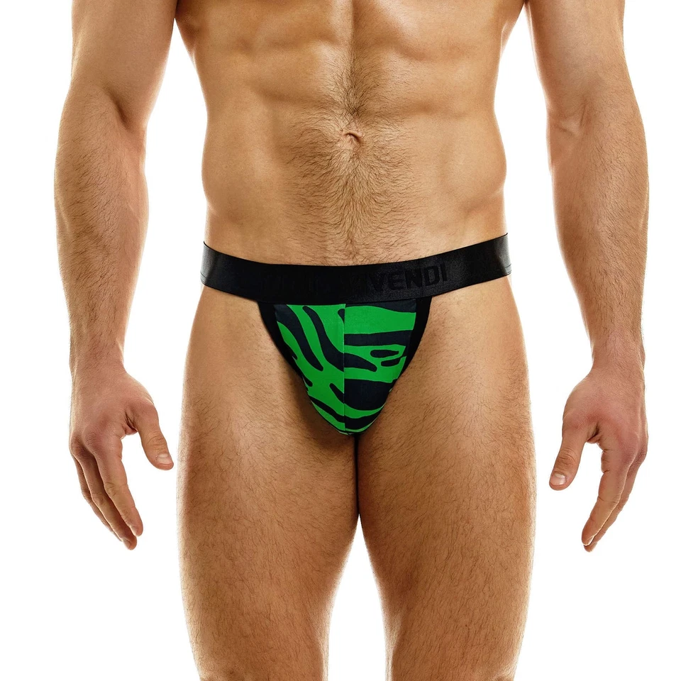 Modus Vivendi Tiger T-String mens underwear thong brief lined pouch animal print - Image 1 of 1