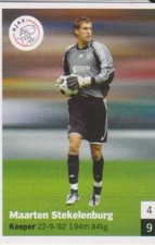 AH 2008-2009 Panini Like sticker #19 Maarten Stekelenburg Ajax Amsterdam