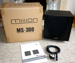 Quality MISSION MS-300 Active/Powered 150 Watts Subwoofer System -MINT- Boxed - Picture 1 of 24