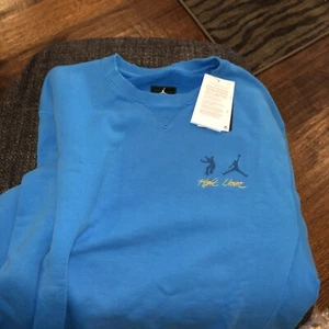 Jordan x Union Fleece Girocollo Equatore Blu Uomo Taglia Media DJ9522-483 Nuovo con etichette - Foto 1 di 6