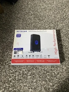 NETGEAR N600 Wireless Dual Band Wi-Fi Router Model WNDR3400-100NAS - Picture 1 of 4