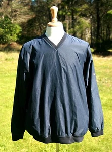 IZOD X.F.G. Rompevientos/suéter de golf azul marino talla grande (L) - ¡tela suave! - Imagen 1 de 8